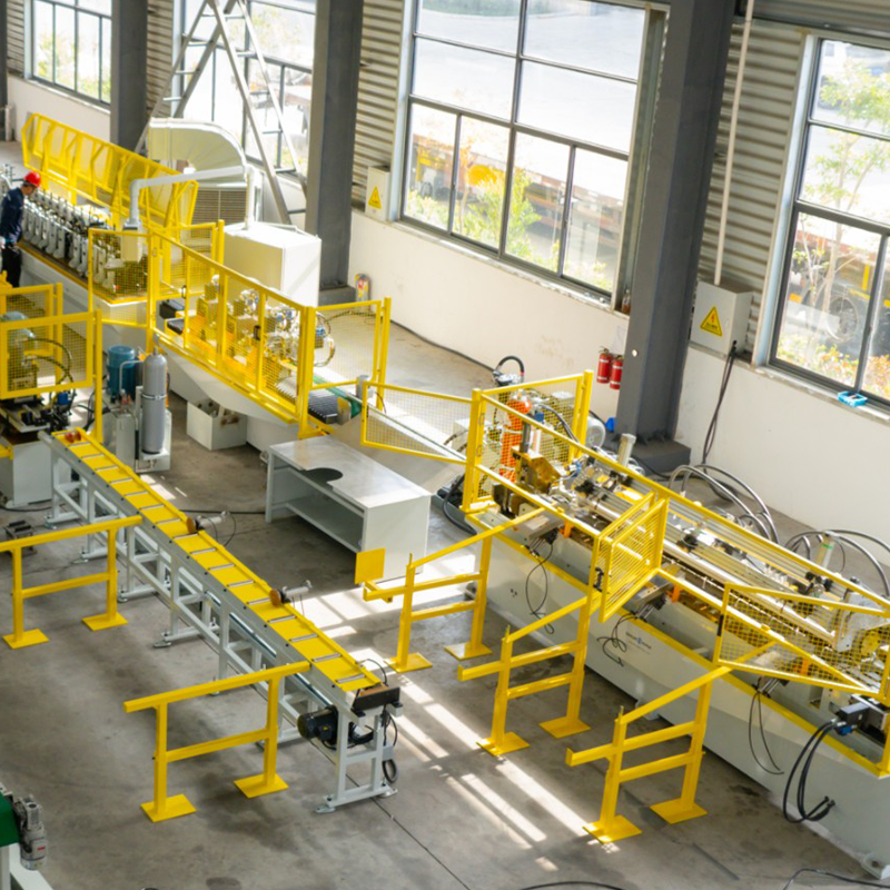 Main at cross T-bar grid roll forming machine