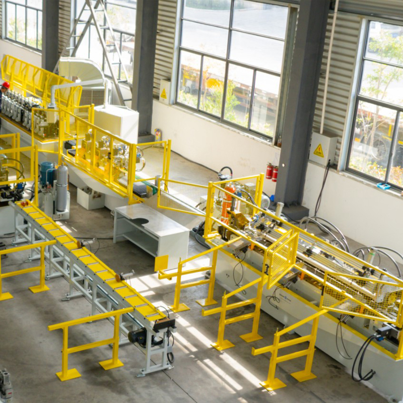Strut cassette roll forming machine